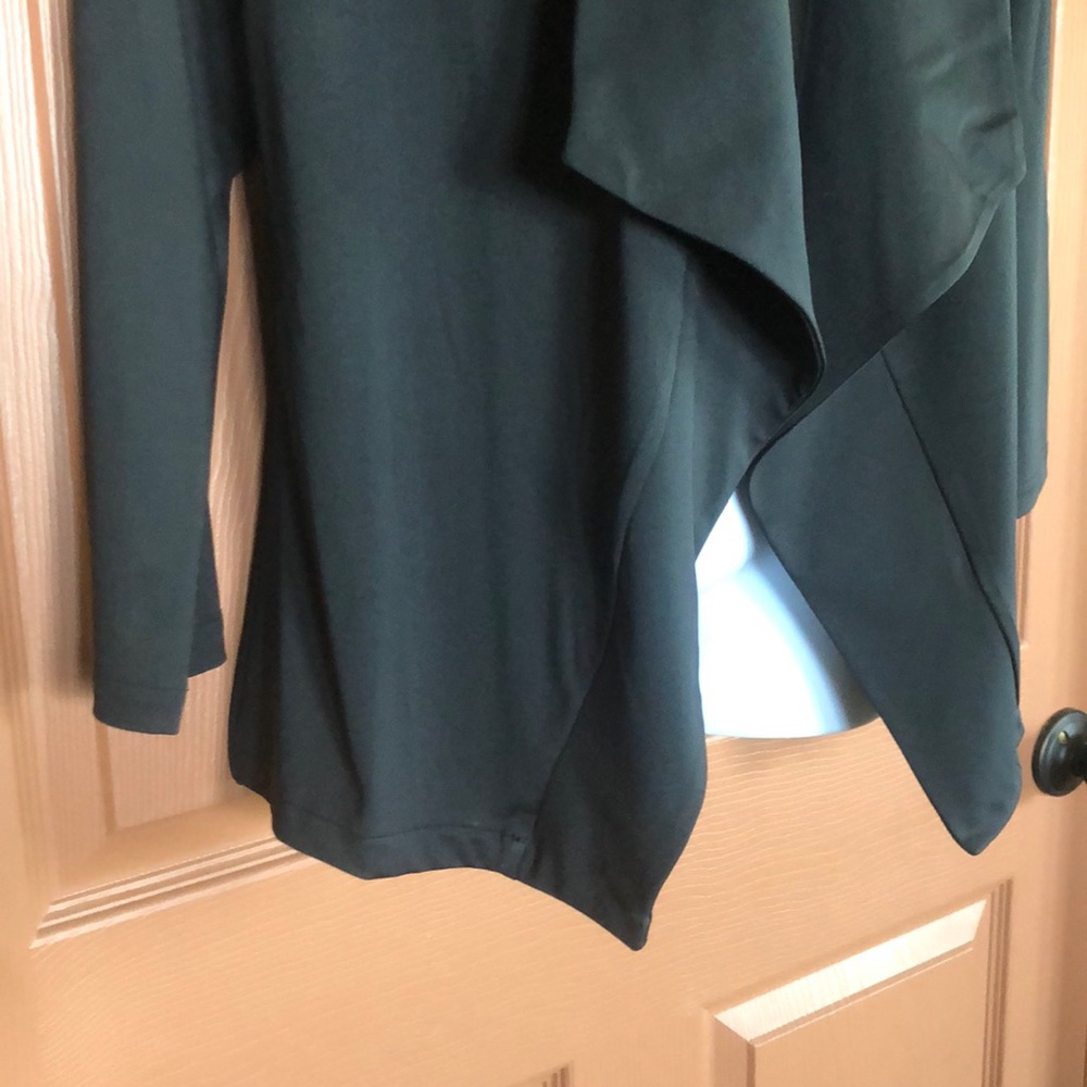 Nwt Devon & Jones Draped Open Blazer - image 3